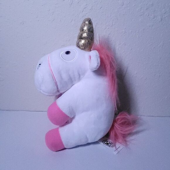 Universal Studios Despicable Me Agnes Fluffy Unicorn Cutie Plush - Picture 5 of 8